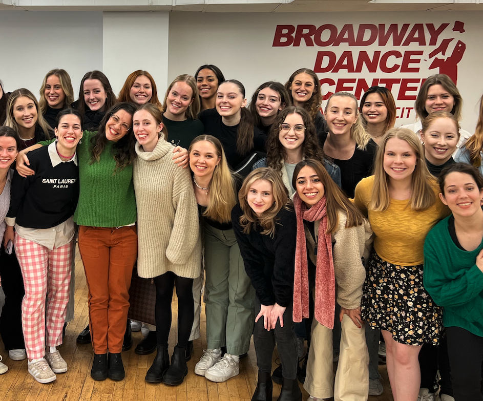 Broadway Dance Center masterclass group